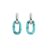 Orecchini Ti Sento Milano Donna in Argento Turchese 7903TQ - 7903TQ